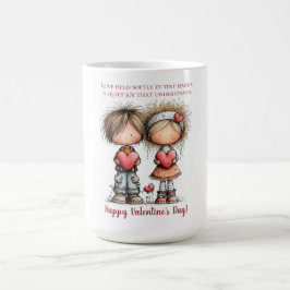 Lieve Valentijnsvrienden – Whimsical Kids Koffiemok