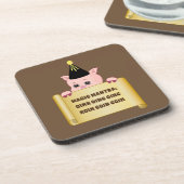 Lieve Varkens Guru Bier Onderzetter (Linkerzijde)