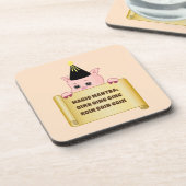 Lieve Varkens Guru Bier Onderzetter (Linkerzijde)