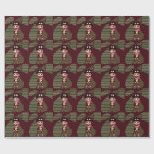 Lieve Verdrietige Kawaii Meisje PinkyP door LeahG Cadeaupapier (Vlak)