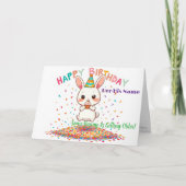 Lieve Verjaardag met Cupcake Kaart (Voorkant)
