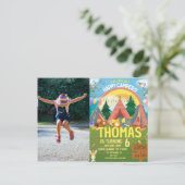 Lieve verjaardag moderne kinderen briefkaart (Staand voorkant)