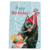 Lieve verjaardag Schipperke Medium Cadeauzakje (Achterkant)