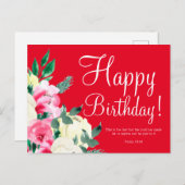 Lieve verjaardagsbijbeltekst ansichtkaart briefkaart (Voorkant / Achterkant)