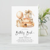 Lieve verjaardagsfeestje voor volwassenen van alle kaart (Staand voorkant)