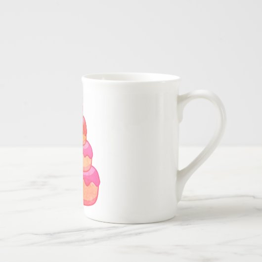 "Lieve verjaardagswensen Mok" Porselein Kop (Rechts)