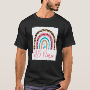 Lieve Verpleegster Regenboog Verloskunde Gynaecolo T-shirt