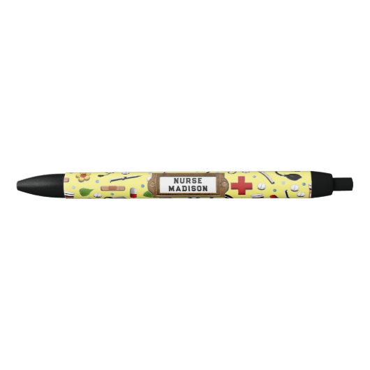 Lieve Verpleegster Zwarte Inkt Pen (Voorkant)