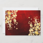 Lieve verse waterverf bloemen afgestudeerden kaart (Achterkant)