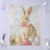 Lieve Vintage Paashaas Decoupage Tissuepapier (Craft)