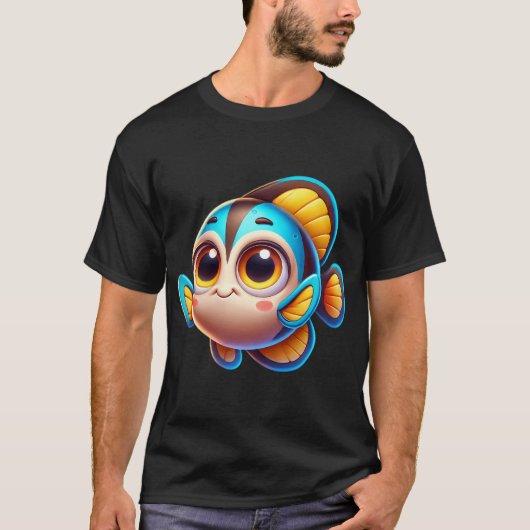 Lieve vleermuisvis t-shirt (Voorkant)