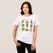 Lieve Vleesetende Planten Tri-Blend Shirt (Voorkant volledig)