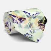 Lieve vlinder, stijlvol en kleurrijk stropdas (Opgerold)