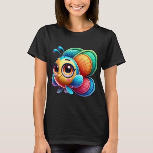 Lieve Vlinder Vis T-shirt (Voorkant)