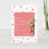 Lieve vogelkaarten bedankkaart (Voorkant)