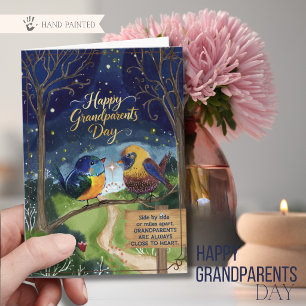 Lieve Vogels Sentimentele Oma en Opa Dag Kaart