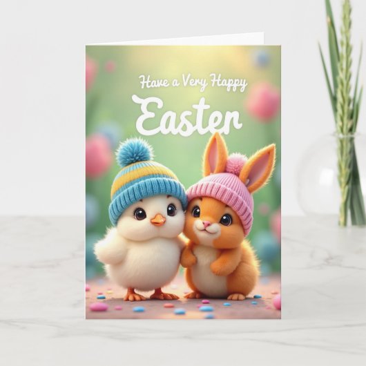 Lieve Vrienden Lente Kaart (Voorkant)