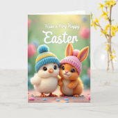 Lieve Vrienden Lente Kaart (Gele Bloem)