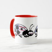 Lieve Vrijheid Lieveheersbeestje Mok (Voorkant links)