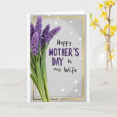 Lieve vrouw Moederdag kaart (Gele Bloem)