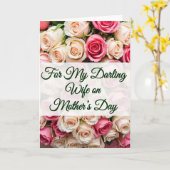 Lieve vrouw Moederdag kaart (Gele Bloem)