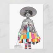 Lieve Vrouwencollage Briefkaart (Voorkant)