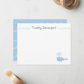 Lieve Walvis Briefkaart (Voorkant / Achterkant in situ)