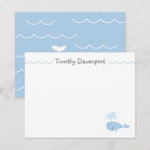 Lieve Walvis Briefkaart (Voorkant / Achterkant)