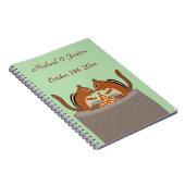 Lieve Wangetanden Herfst Bruiloft Custom Notitieboek (Rechterzijde)