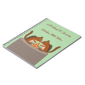 Lieve Wangetanden Herfst Bruiloft Custom Notitieboek (Linkerzijde)