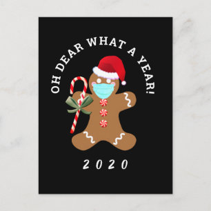 Lieve wat een jaar grappige Kerstmis 2020 Briefkaart