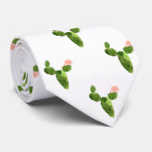 Lieve waterverf cactus stropdas (Opgerold)