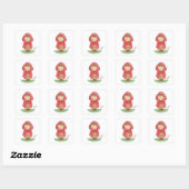 Lieve Waterverf Roodkapje Sticker (Vel)