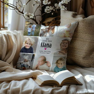 Lieve 'We Love You Nana' Fotocollage Kussen