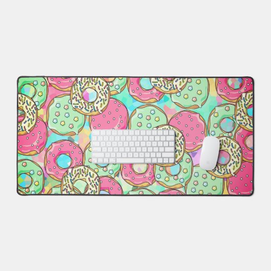Lieve wereld donuts bureaumat (Keyboard & Muis)