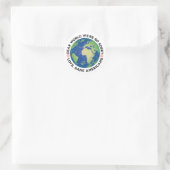Lieve wereld, het spijt ons zo ronde sticker (Tas)