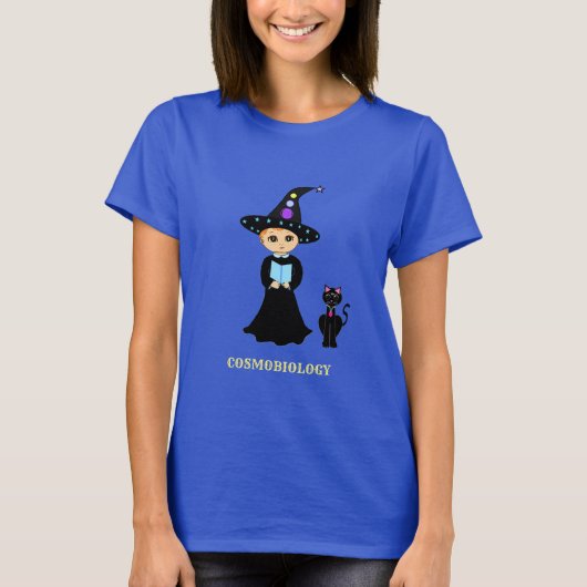 Lieve wetenschapper en kat t-shirt (Voorkant)