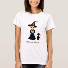 Lieve wetenschapper en kat t-shirt