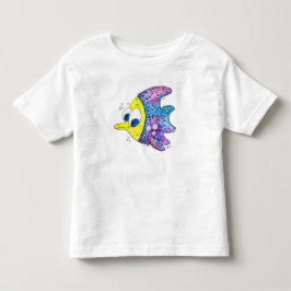 Lieve Whimsical Kleurrijke Vis Kinder Shirts