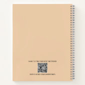Lieve Whimsicale Astronaut,Planeet Buitenruimte,Op Notitieboek (Achterkant)