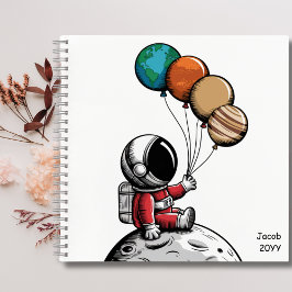 Lieve Whimsicale Ruimtevaarder, Planeet Buitenruim Notitieboek