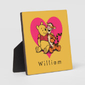Lieve Winnie de Poeh & Tigger Fotoplaat (Voorkant)