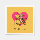 Lieve Winnie de Poeh & Tigger Servet (Voorkant)
