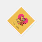 Lieve Winnie de Poeh & Tigger Servet (Hoek)