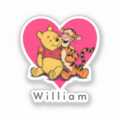 Lieve Winnie de Poeh & Tigger Sticker (Voorkant)
