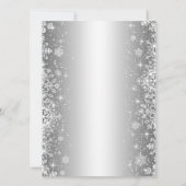 Lieve winter bruiloft uitnodiging (Achterkant)