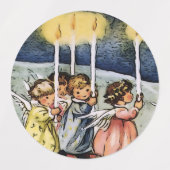 Lieve winterengelen labels (Design 1)