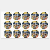 Lieve winterengelen labels (Vel)