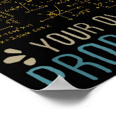 Lieve Wiskunde groeit op en lost uw eigen probleme Poster (Hoek)