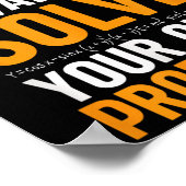 Lieve Wiskunde groeit op en lost uw eigen probleme Poster (Hoek)